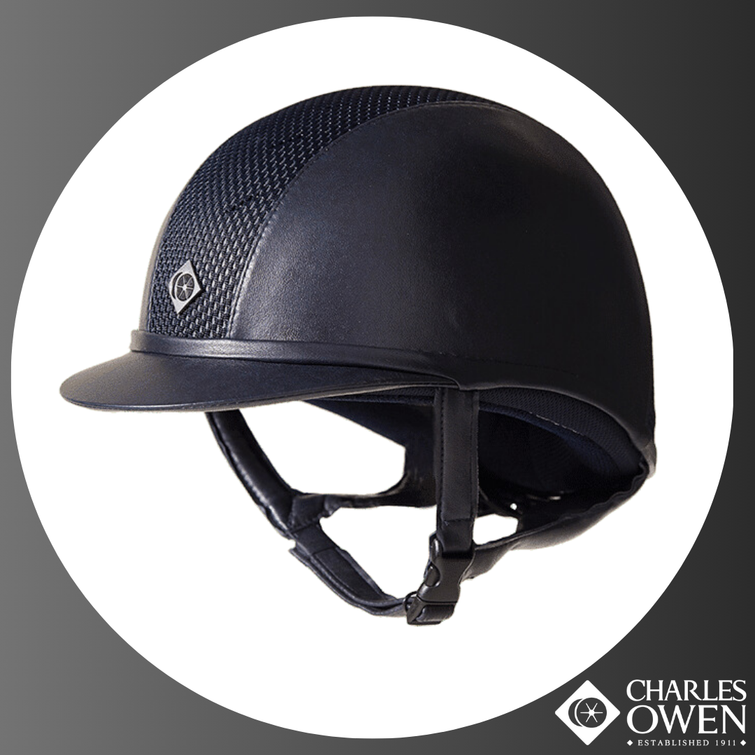 CHARLES OWEN AYR8 LEATHER LOOK HELMET CHARLES OWEN Brands