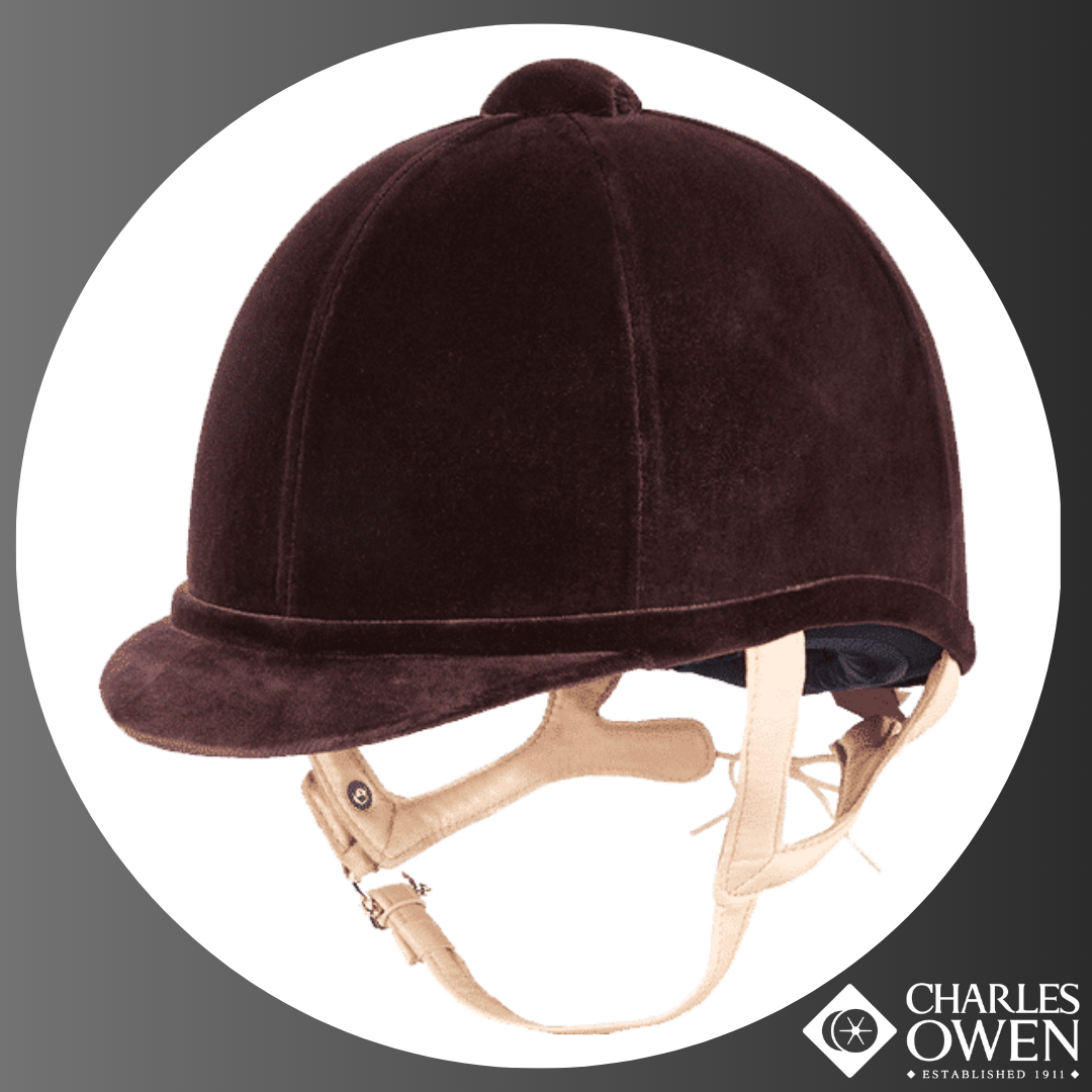 CHARLES OWEN FIAN VELVET HELMET Brands Charles Owen Spurs