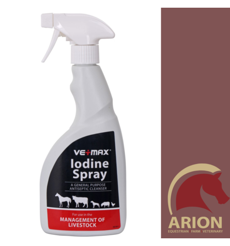 VETMAX IODINE SOLUTION SPRAY 2.5%