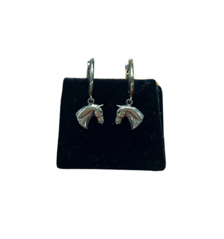 DROP HORSEHEAD EARRING